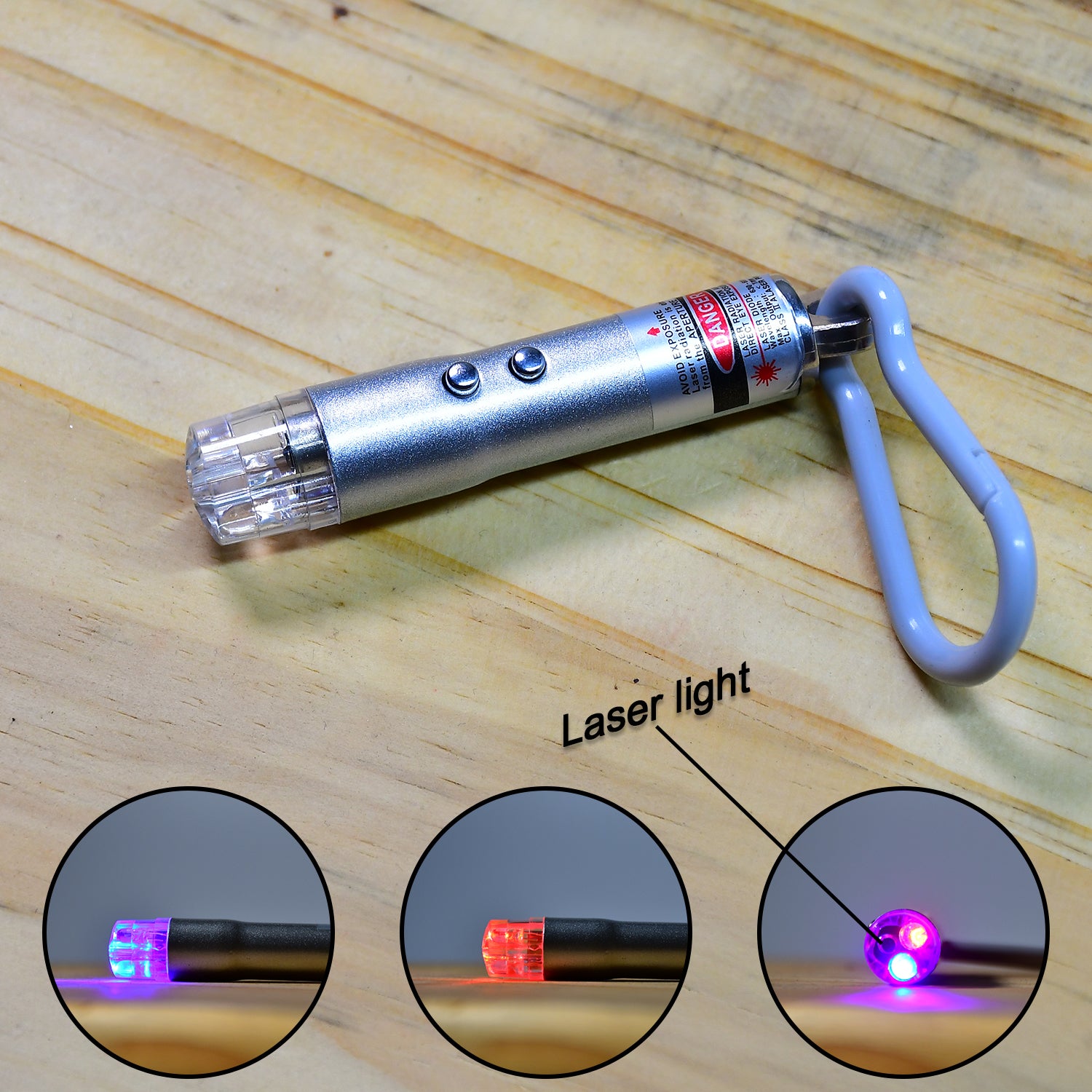 6427 3 In1 Laser Light Led Flashlight + Torch Keychain + Laser Pointer 6427 3 In1 Laser Light Led Flashlight + Torch Keychain + Laser Pointer